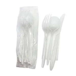 Biodegrables Lấy Đi Nhựa PP PS Knife Fork Spoon Đũa Đặt Dĩa Dùng Một Lần Và Thìa