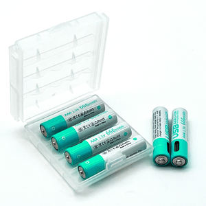 Batería de Litio Recargable de Buen Precio, 1.5v 666mWh AAA, Tipo C USB, para Glucómetro, Juguete Eléctrico, Timbre, Grabadora de Voz - Product Image 1