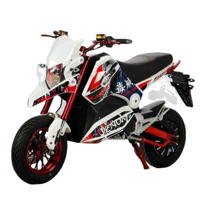 Nueva Motocicleta Eléctrica de 12 Pulgadas y 2000W con Motor de Alta Velocidad, Velocidad de 70km/H, Motocicleta Eléctrica para Adultos - Product Image 2