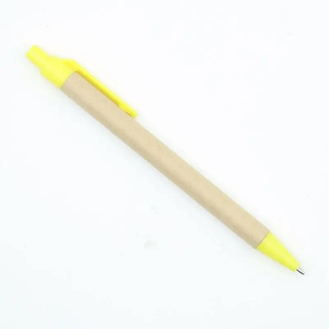 Biodegradabile nero <span class=keywords><strong>Biro</strong></span> rotolamento riciclato Branding Logo personalizzato Eco Friendly carta Kraft penna a sfera - Product Image 5