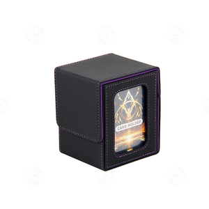Caja de cartas de cuero PU suave de nuevo estilo, OEM, ODM, marca privada, para protección de mazos de cartas TCG - Product Image 2