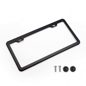 Marcos de Matrícula Personalizados de Acero Inoxidable, Accesorios para Automóviles con Tapas de Tornillos - Diseño de Cubierta Duradera - Product Image 2