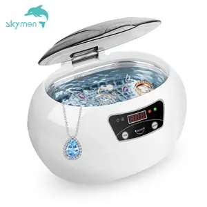 Skymen JP-890เครื่องทำความสะอาด,เครื่องทำความสะอาดอัลตราโซนิกในครัวเรือนแบบพกพาขนาด600มล. Pulitore Ad Ultrasuon Portatil