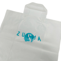 Sacs en plastique personnalisés en LDPE et HDPE avec poignée, impression de votre propre logo, poignée à patch et soufflet latéral pour le shopping