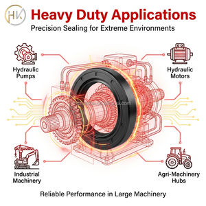ซีลน้ำมันดุมล้อ NBR Combi ขนาด 70*<span class=keywords><strong>95</strong></span>*13/14.5 มม. สำหรับเครื่องจักรกลการเกษตร รถแทรกเตอร์ ใช้แทน OEM SF6 12012318B - Product Image 5