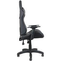 Chaise de jeu 1 pièce Livraison gratuite Design ergonomique Grande et haute Chaise de jeu ergonomique noire et grise Accoudoirs 2D Chaise d'ordinateur