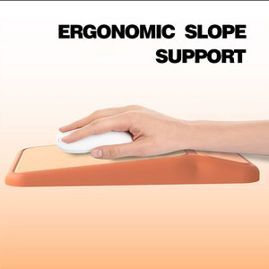 Custom Color High Quality Slope Design Thick Wrist Ergonomic <b>Mouse</b> Pad <b>Keyboard</b> <b>Mouse</b> Wrist Rest Support <b>Combo</b> for Computer Desk - Product Image 4