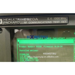 Equipo de Prueba de Comunicaciones RF HP Agilent 8920A Usado, 0.4-1000MHz H - Product Image 5