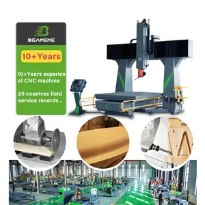 360 derece 5D gravür kesme 5 eksenli cnc router ahşap cnc makinesi köpük epoksi takım kurulu tekne kalıp