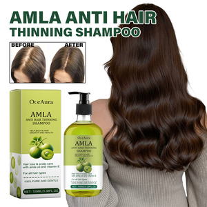 OceAura Amla Anti diradamento dei capelli Shampoo pulizia del cuoio capelluto e capelli lucidi e lisci umidi per il lavaggio e la protezione dei capelli densi - Product Image 2