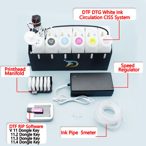 Kit de système de circulation CISS à encre blanche DTF 5 en 1 pour <span class=keywords><strong>Epson</strong></span> <span class=keywords><strong>ET</strong></span> <span class=keywords><strong>8550</strong></span> 8050 8500 18100 8180 RIP 11.2 /3/4 régulateur de vitesse de collecteur DTF - Product Image 3
