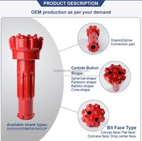 Chine Fournisseur principal Outils de forage minier Carbure DTH Mission Button Bits pour puits d'eau