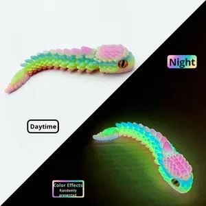 3D Printed Other <b>Mini</b> <b>Viper</b> Flexible Joints Fidget Toy Stress Relief Desktop Decor Unisex Creative Gift Desk Ornament - Product Image 6