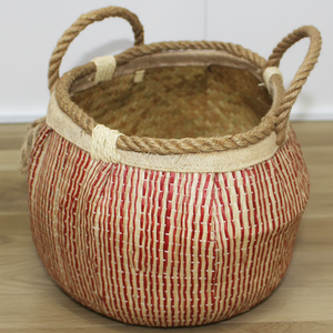 Artex Dong Thap Vietnam hecho a mano hoja de palma mimbre cestas multifuncionales para almacenamiento cocina regalos y organización del hogar - Product Image 1