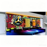 Mur d'escalade interactif pour parc d'attractions - Jeu d'extension de défi - Mur d'obstacles personnalisable - Modules d'obstacles multi-joueurs