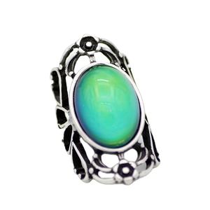 Anelli che cambiano colore dell'anello dell'umore per coppie gioielli di moda personalizzati che cambiano colore anelli magici - Product Image 2