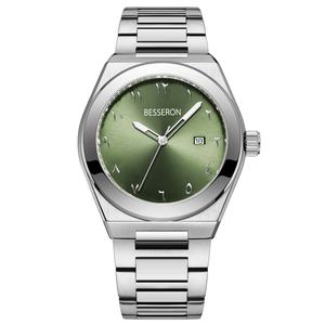 Reloj de Cuarzo de Acero Inoxidable de Lujo con Dial Árabe OEM ODM, Nuevo Reloj de Pulsera Luminoso a Prueba de Agua para Hombre - Product Image 6