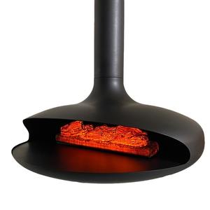 Cheminée au bioéthanol suspendue haut de gamme, foyer réel, facile à insérer, marbre pour salon intérieur, appartement indépendant, villa - Product Image 5