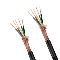 Kabel Kontrol Jalur Data KVVP Standar GB, Kawat Fleksibel Tembaga Murni Untuk Pengontrol Lengan Robot Pabrik Cerdas