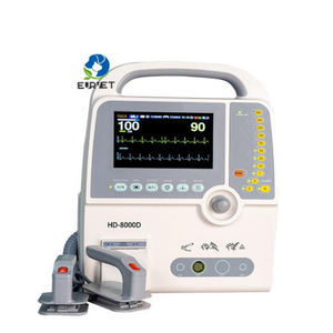 Peralatan Veteriner EUR VET Laris Manis, <span class=keywords><strong>Defibrillator</strong></span> <span class=keywords><strong>AED</strong></span> dengan Monitor, <span class=keywords><strong>Defibrillator</strong></span> Biphasik Darurat Portabel - Product Image 1