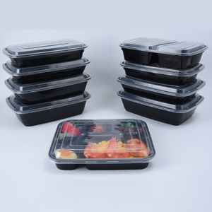 Lekvrije, stapelbare, magnetronbestendige, wegwerp plastic PP lunchbox voedselcontainer groothandel MOQ 10000 DDP Canada - Product Image 2