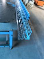 Perfil de ángulo de aluminio y acero galvanizado de recubrimiento fino para enlucido en placas de yeso o bloques lisos, suministro de fábrica