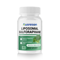 Extrait de brocoli en marque privée SPL OEM, sulforaphane, soutien à la santé du foie, complément alimentaire, capsules de sulforaphane liposomales