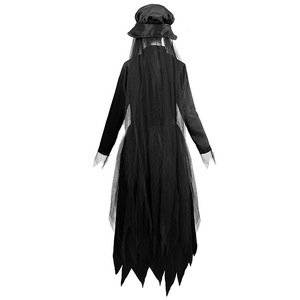 Conjunto de Disfraz de Bruja Estilo 2 con Sombrero y Velo para Mujer, Disfraz de Halloween, Disfraz de Diablo, Falda de Disfraz - Product Image 4