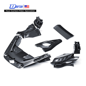 Spider SF90 Full Visible Carbon CF <b>Engine</b> Bay Set For Ferrari SF90 <b>Model</b> High Quality Part, Factory Supplier - Product Image 1