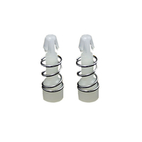 Rivets en nylon blancs à ressort pour dissipateur de chaleur de driver de phare LED, résistants aux vibrations et aux hautes températures, sans outil