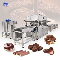 Machine à enrober les cacahuètes au chocolat Rs200 avec bande transporteuse pour la tempérage