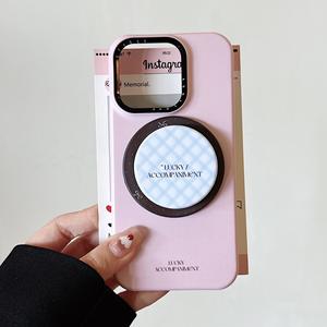 Nuovo arrivo <span class=keywords><strong>custodia</strong></span> per cellulare cellulare rosa antigraffio per <span class=keywords><strong>Apple</strong></span> per <span class=keywords><strong>Iphone</strong></span> <span class=keywords><strong>11</strong></span> Pro Max 7 Plus con supporto - Product Image 4