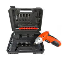 Kit de mini tournevis 3,6 V avec charge rapide USB Type-C, lumière LED et accessoires complets pour l'électronique, les meubles et les projets de bricolage