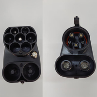 Adaptateur de charge rapide EV CCS2 vers CCS1 DC&AC 2-en-1, connecteur EV pour BMW I3/i5, compatible 400A 400KW, convertisseur avec logo personnalisé