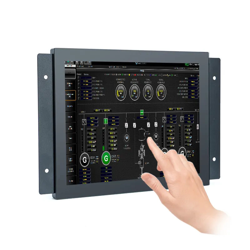 Eingebetteter Touchscreen-Monitor AIO-Computer Android POE 10,4-Zoll-Industrie-Touchpanel-PC für die Schrank installation