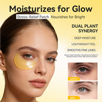 Masque Gel Contour des Yeux Personnalisé en Usine, Végétalien, Herbal, Bio, au Fenouil Marin et Centella Asiatica, Réparateur, Hydratant, Anti-Allergie pour Peaux Sèches