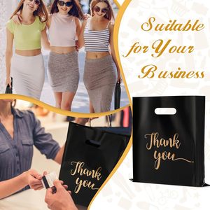 ถุงขอบคุณคุณภาพสูง รีไซเคิลได้ เป็นมิตรกับสิ่งแวดล้อม สำหรับธุรกิจขนาดเล็ก พิมพ์กราเวียร์ตามสั่ง สีและขนาดตามต้องการ ใช้ในซูเปอร์มาร์เก็ต - Product Image 5
