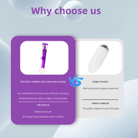 Klitoris-Saugvibrator mit 9 Vibrations- und 9 Saugmodi USB-Aufladbar IPX7 Wasserdicht für Klitorale und G-Punkt-Stimulation