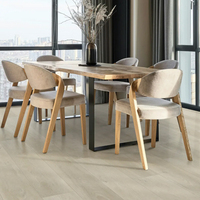 Plancher en vinyle à effet bois personnalisé, système de clic, résistant à l'eau, carrelage en vinyle SPC à emboîtement