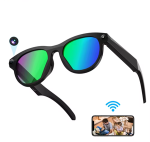Nuovi Occhiali Intelligenti M88 con Fotocamera 2MP, Batteria 290 mAh, Connessione WiFi, Video, <span class=keywords><strong>Foto</strong></span>, Traduzione AI, Occhiali da Sole Smart per Uomo e Donna - Product Image 2