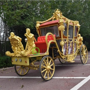 Carruaje de Princesa Eléctrico de Tamaño Real, Diseño de Ensueño, Decoración Exquisita para Parques Temáticos, Experiencia Infantil de <span class=keywords><strong>Cuento</strong></span> de Hadas - Product Image 5