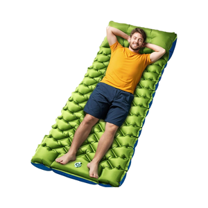 Tapis de camping gonflable épais de 4 pouces pompe à pied intégrée large coussin de <span class=keywords><strong>couchage</strong></span> compact pour voyage <span class=keywords><strong>sac</strong></span> à dos voiture Camping - Product Image 1