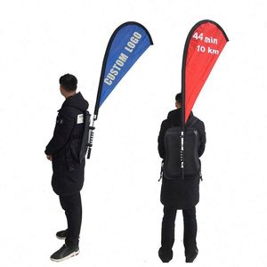 <b>Cheap</b> Customized Logo Personalized Design Any Logo Outdoor Backpack Bicycle Advertising Flag - Product Image 1