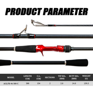 Canna <span class=keywords><strong>da</strong></span> <span class=keywords><strong>Pesca</strong></span> OEM ODM per Acqua Dolce 3m, Canna <span class=keywords><strong>da</strong></span> Spinning in Fibra di Carbonio con Manico in EVA per <span class=keywords><strong>Pesca</strong></span> al Siluro, Redfin, Culter, <span class=keywords><strong>Spigola</strong></span> - Product Image 3