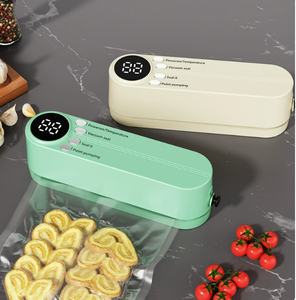 Scelleuse sous vide USB portable automatique sans fil avec affichage numérique et indicateur LED 3-en-1 pour la conservation des aliments à usage domestique et automobile - Product Image 3