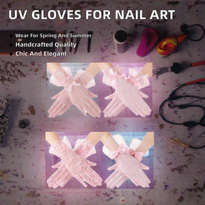 Gants de protection UV en gros pour manucure, lampe UV, sports de plein air, pêche, en coton et bambou, pour le soin de la peau, pour fêtes et usage quotidien - Product Image 2