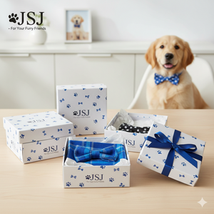 Caja de Papel Deslizante Personalizada para Etiquetas de Identificación de Mascotas, Accesorio, Caja de Regalo de Cartón Rígido Pequeño - Product Image 1