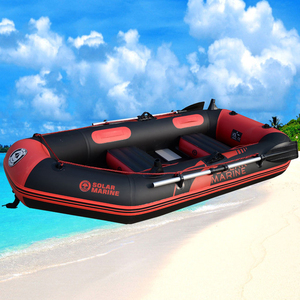 Anti-inondation 260cm Bateau à Rames Gonflable PVC Pêche Canoë Kayak Canot Aéroglisseur Radeau À La Dérive <span class=keywords><strong>Voilier</strong></span> Surf Bateau à Voile - Product Image 1