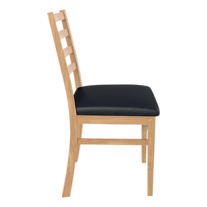 Beechwood Curved Back Plain Bistro Commercial Silla de madera italiana Restaurante - Product Image 5