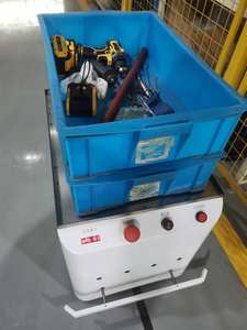 Робот-погрузчик AGV с магнитной навигацией, модель B50, работает 24/7 для эффективного транспортировки материалов - Product Image 5